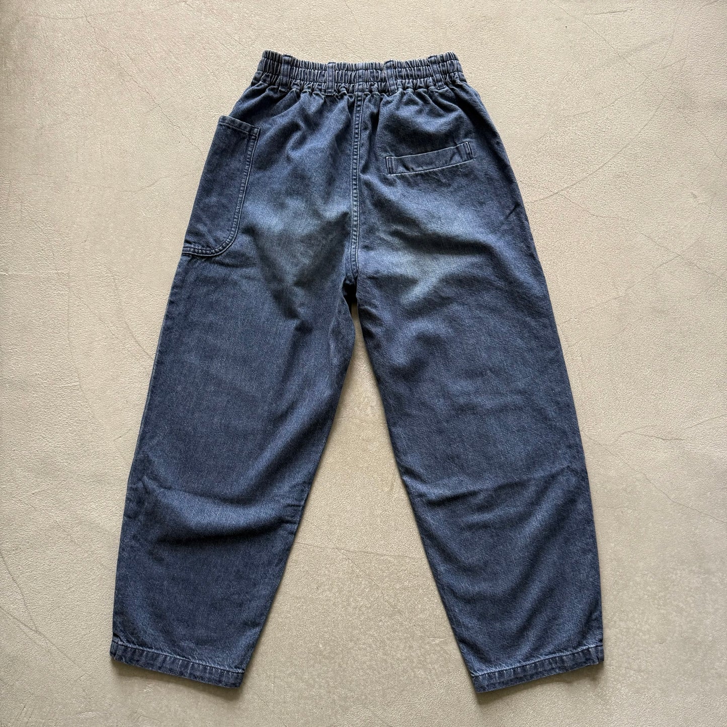atelier naruse コットンデニムバルーンパンツ ストーンウォッシュインディゴ