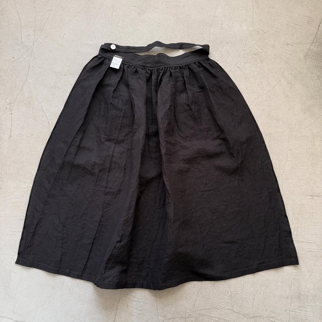 R&D.M.Co シェーディングチェックサロンエプロン