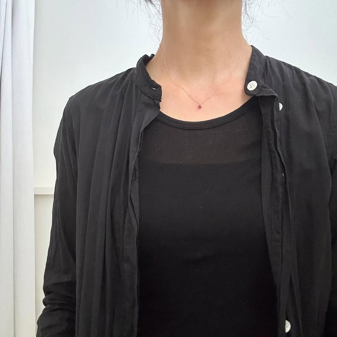 Toile Bijoux ファセットカットルビーネックレス
