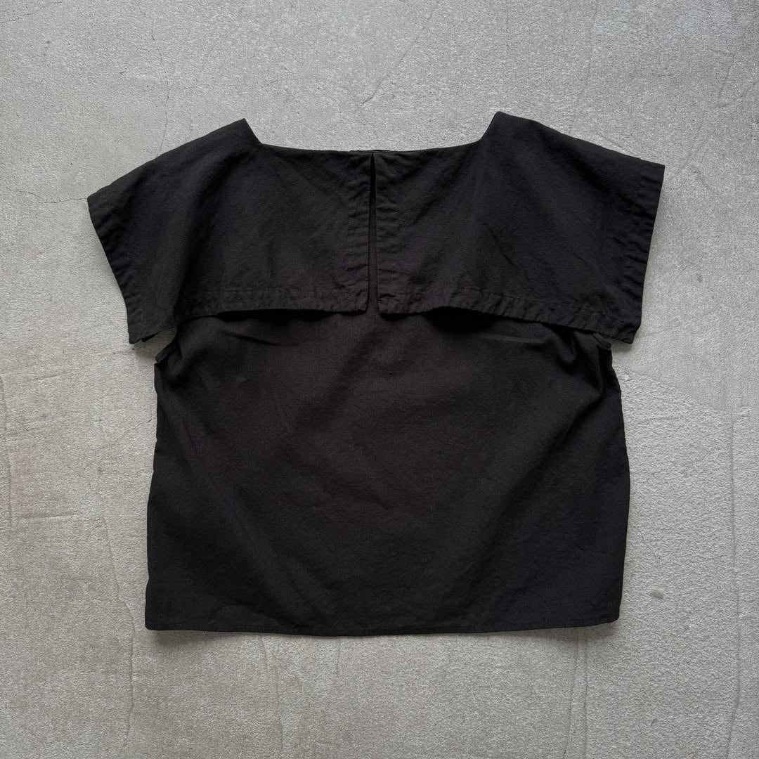 R&D.M.Co リネンコットンピューリタンカラーブラウス