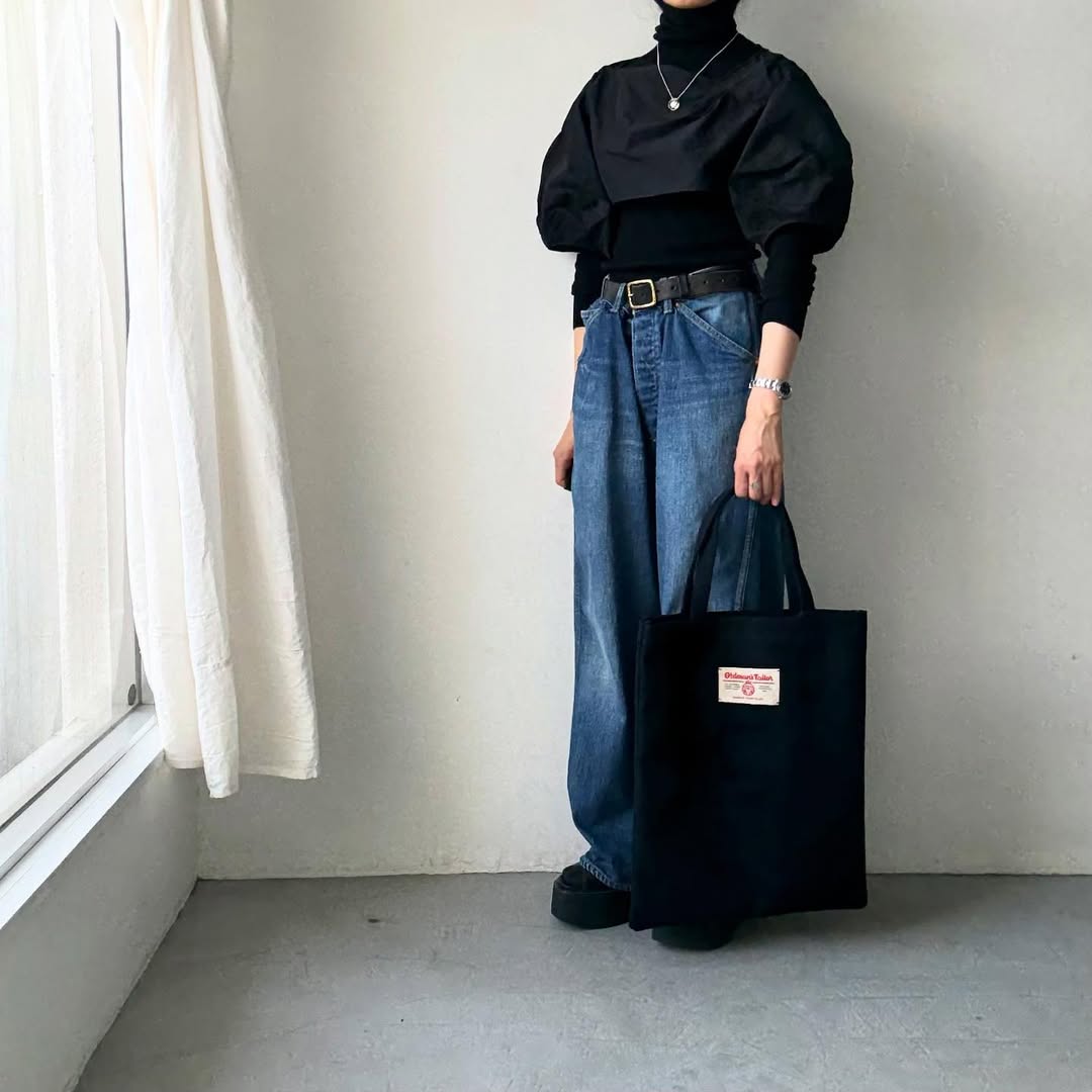 OLDMANS TAILOR メルトンウールトートバッグ