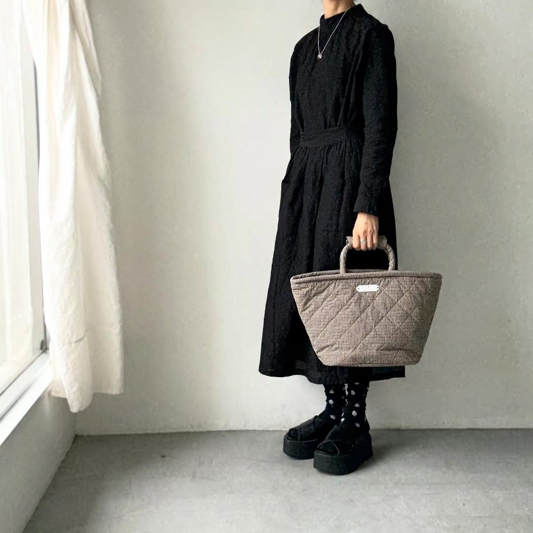 R&D.M.Co ガンクラブキルティングマルシェバッグ