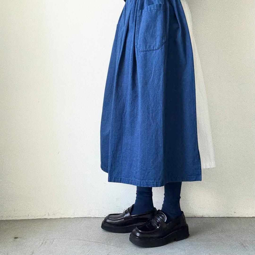 KURI BOTELLA ミズタマハイソックス ネイビー