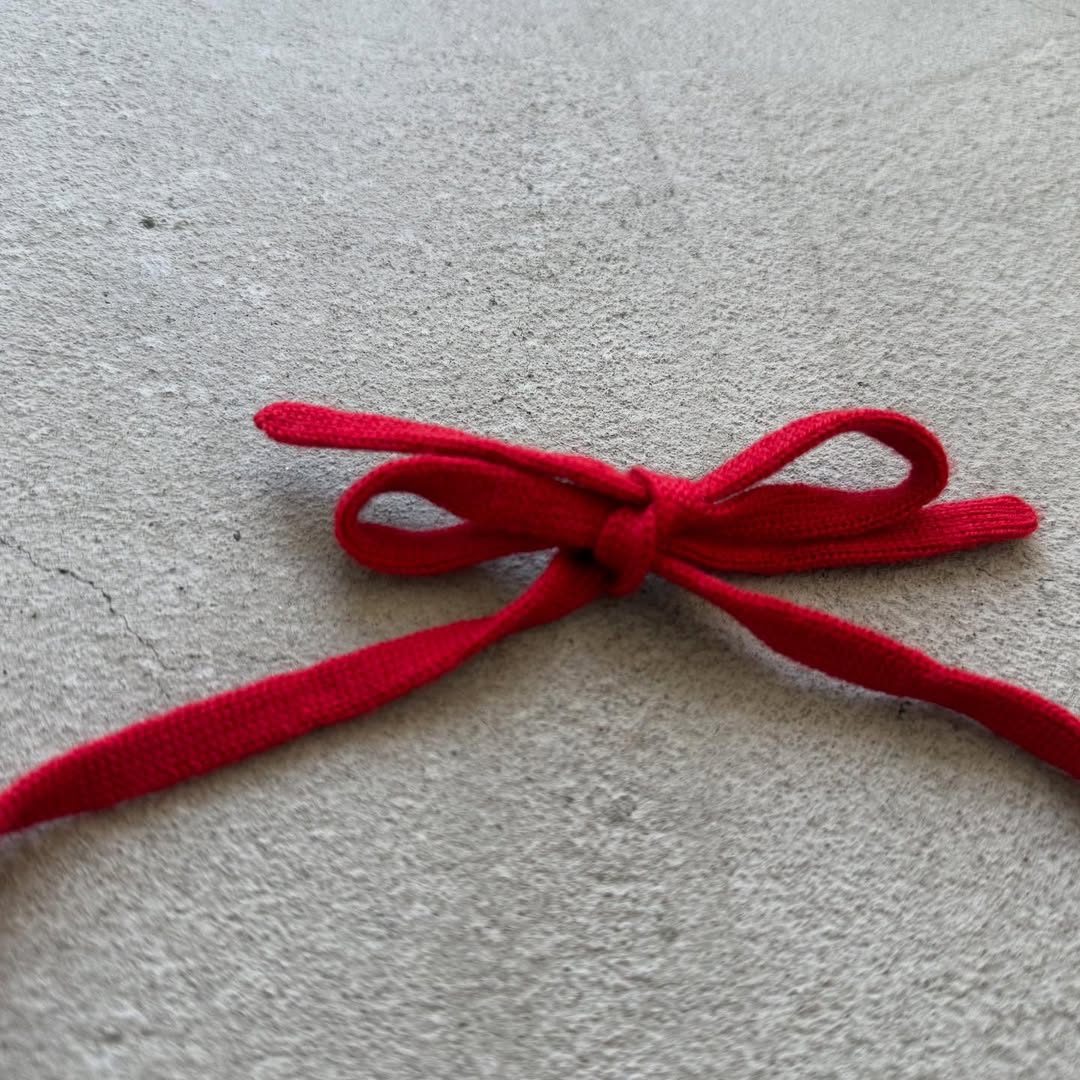 homspun ウールネックレス レッド