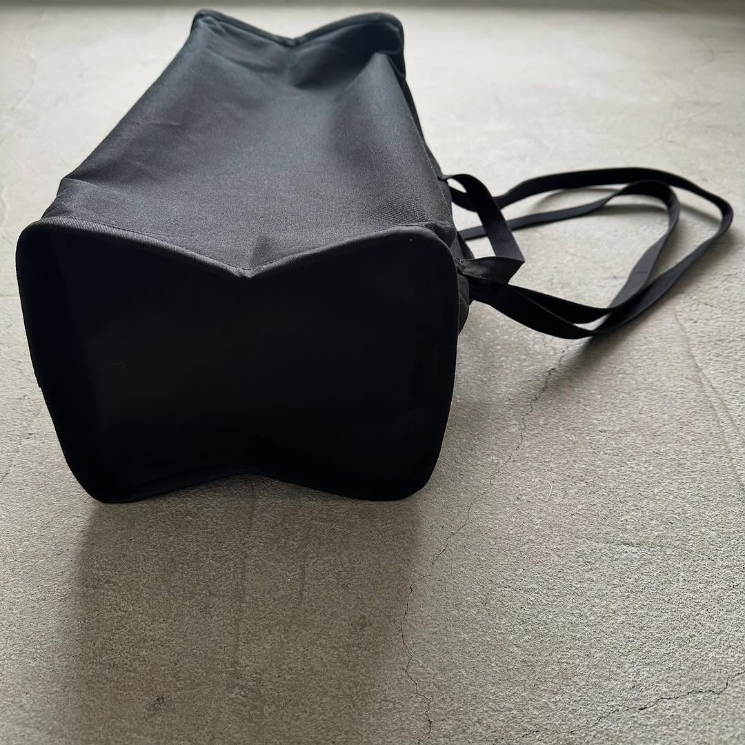 TENNE HANDCRAFTED MODERN ベンタイルコットンボストンバッグ ブラックS