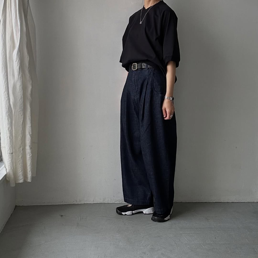 atelier naruse オーガニックコットン半袖スウェットシャツ