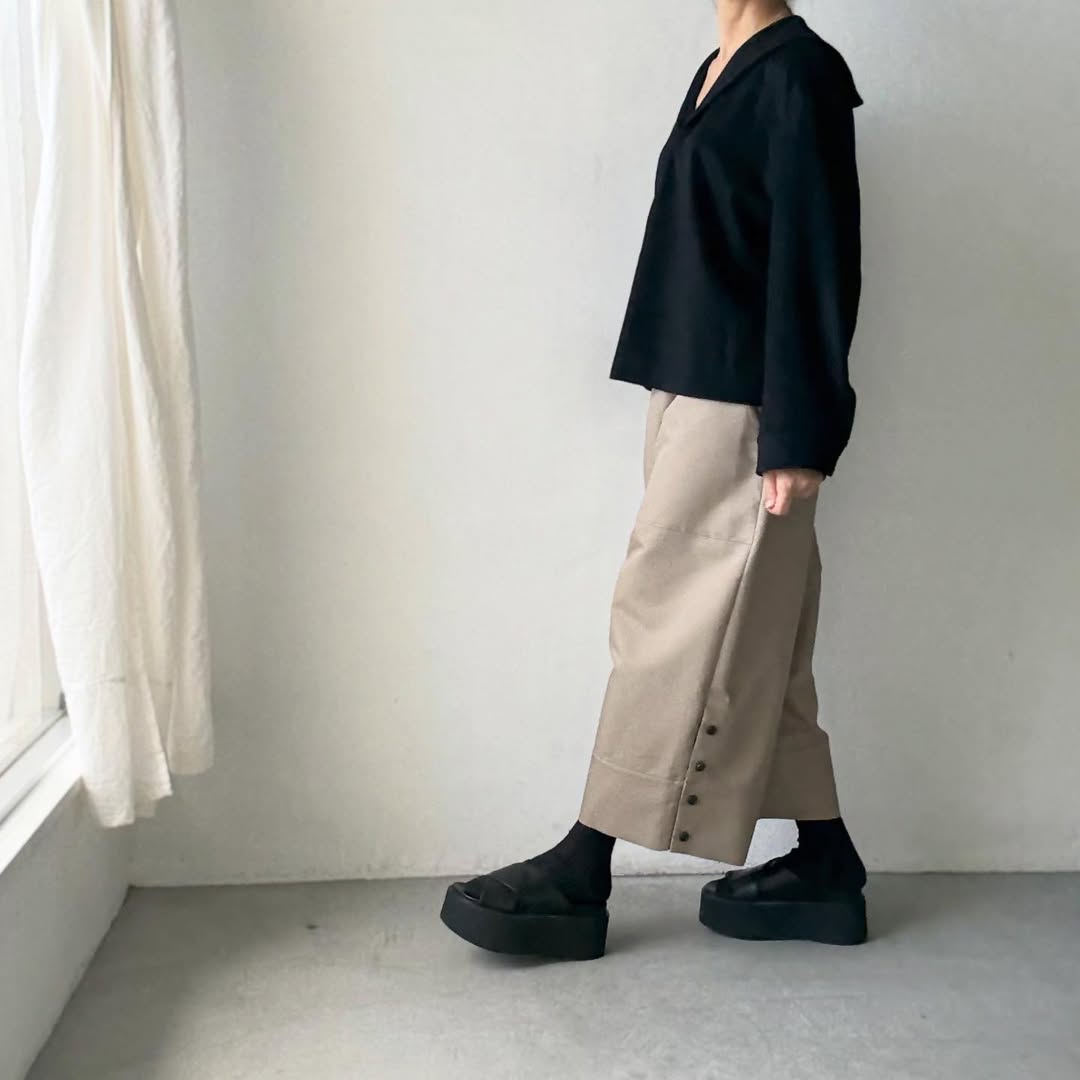 TENNE HANDCRAFTED MODERN カシミアセーラープルオーバー