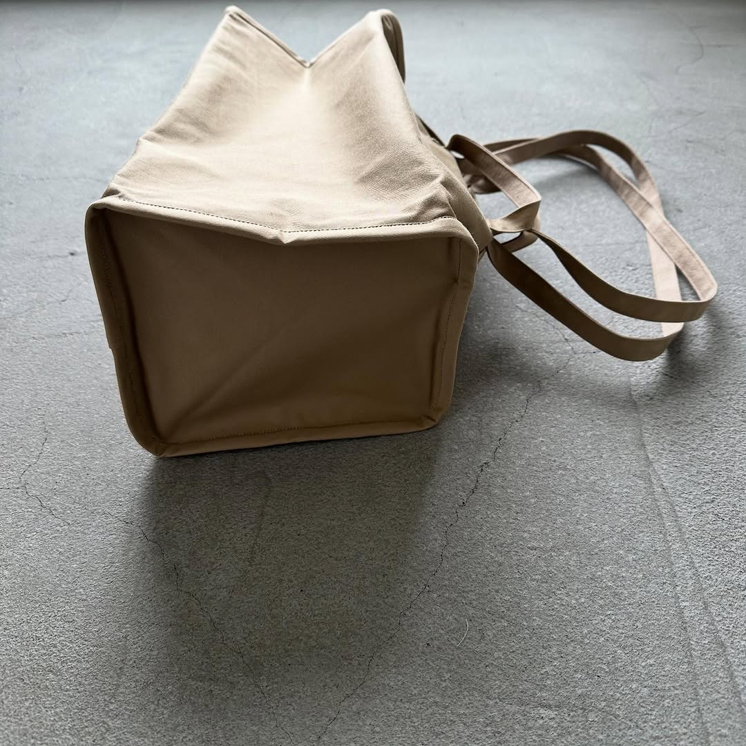 TENNE HANDCRAFTED MODERN ベンタイルコットンボストンバッグS キャメル