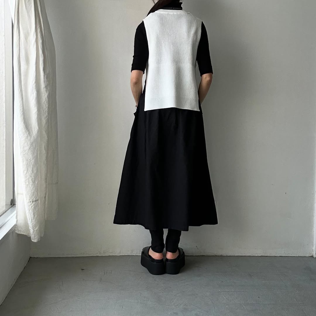 TORICI ツイストワッフルベスト ホワイト