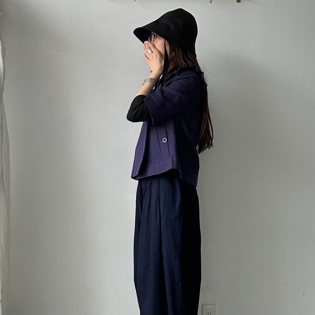 TENNE HANDCRAFTED MODERN ベンタイルコットンハット ブラック