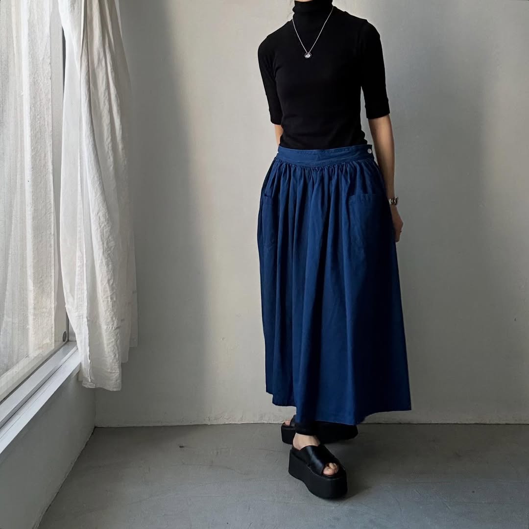 R&D.M.Co ライトオンスデニムサロンエプロン
