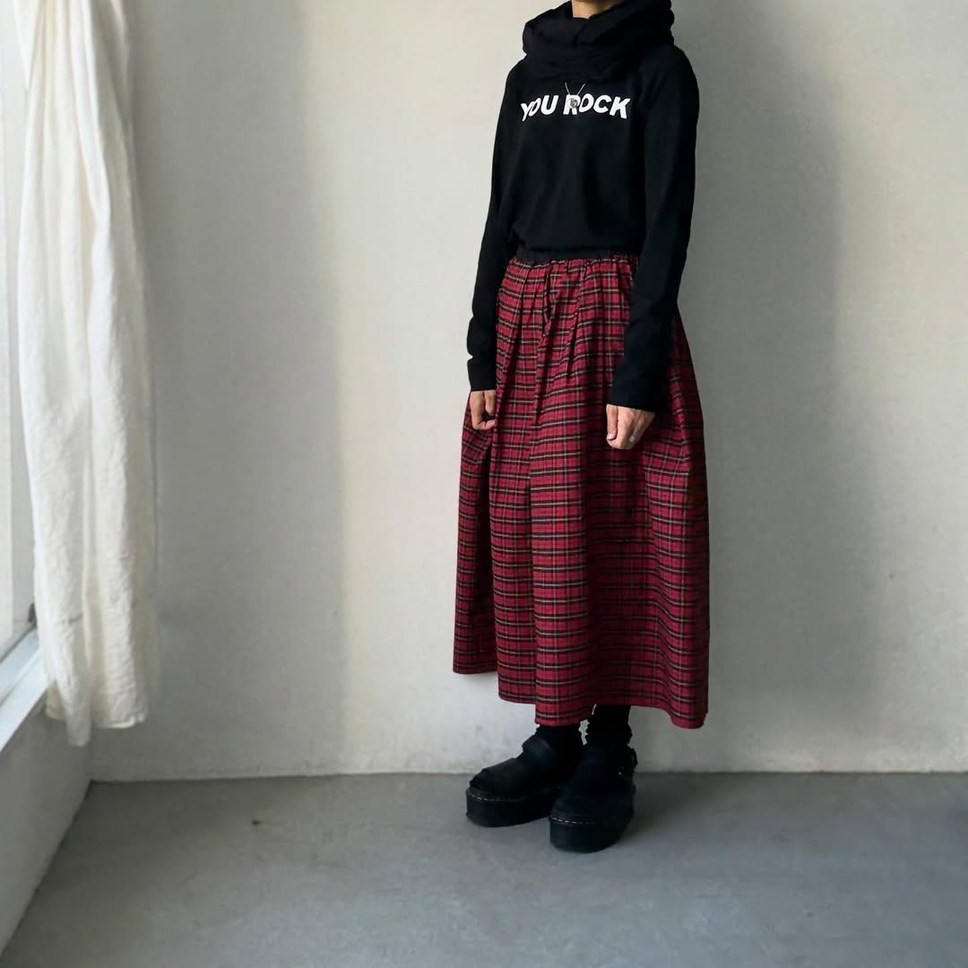R&D.M.Co YOU ROCK 長袖Tシャツ ブラック