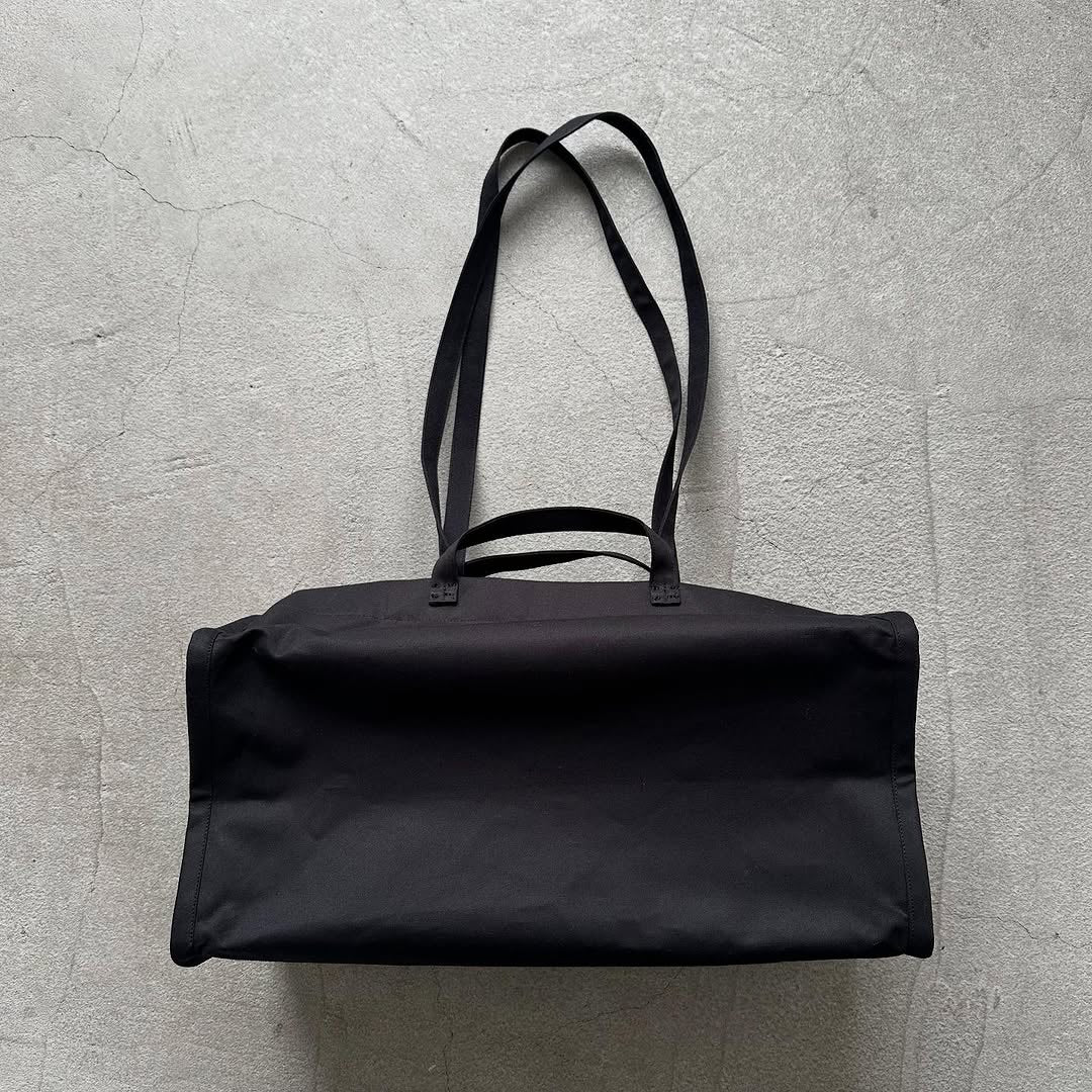 TENNE HANDCRAFTED MODERN ベンタイルコットンボストンバッグ ブラックS