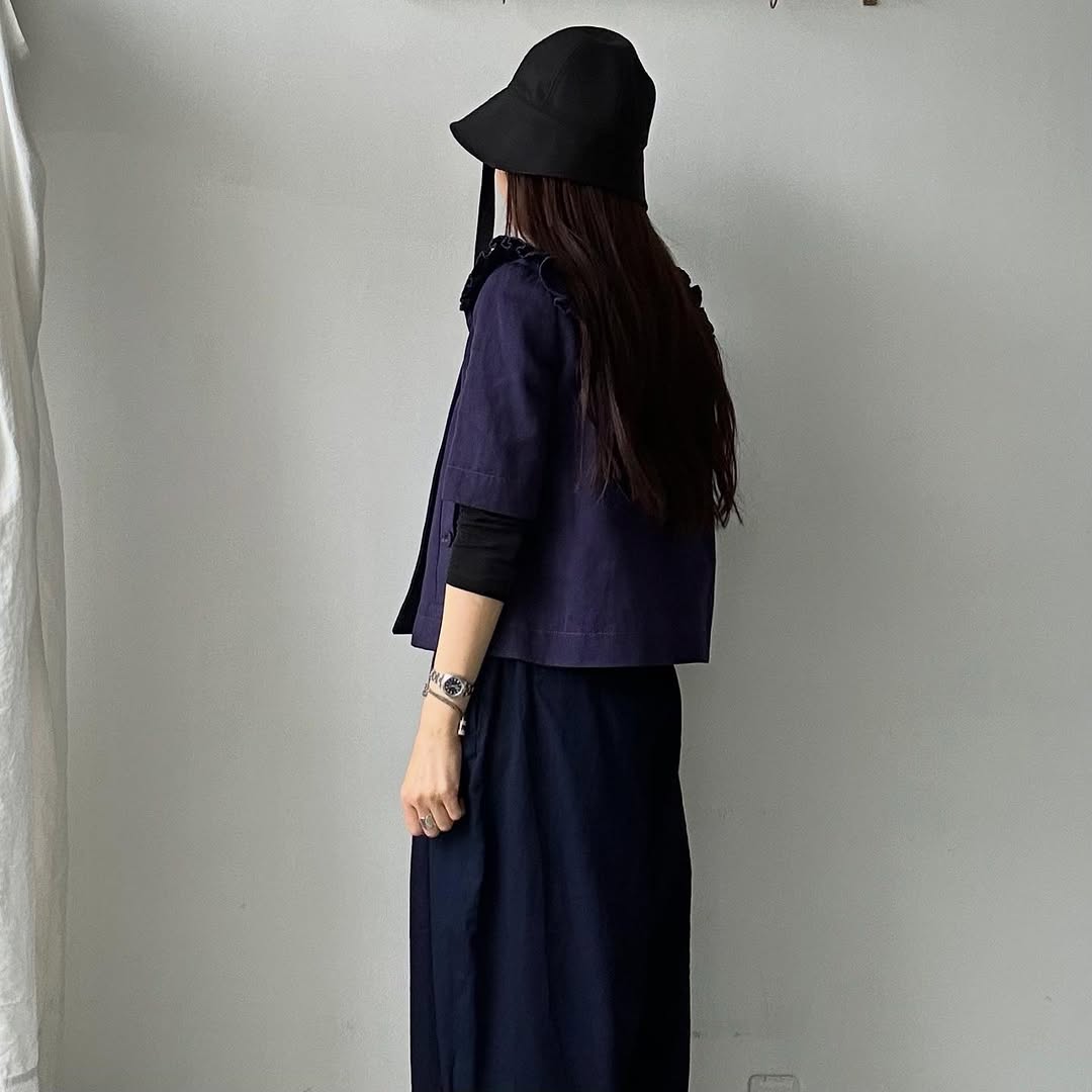 TENNE HANDCRAFTED MODERN ベンタイルコットンハット ブラック