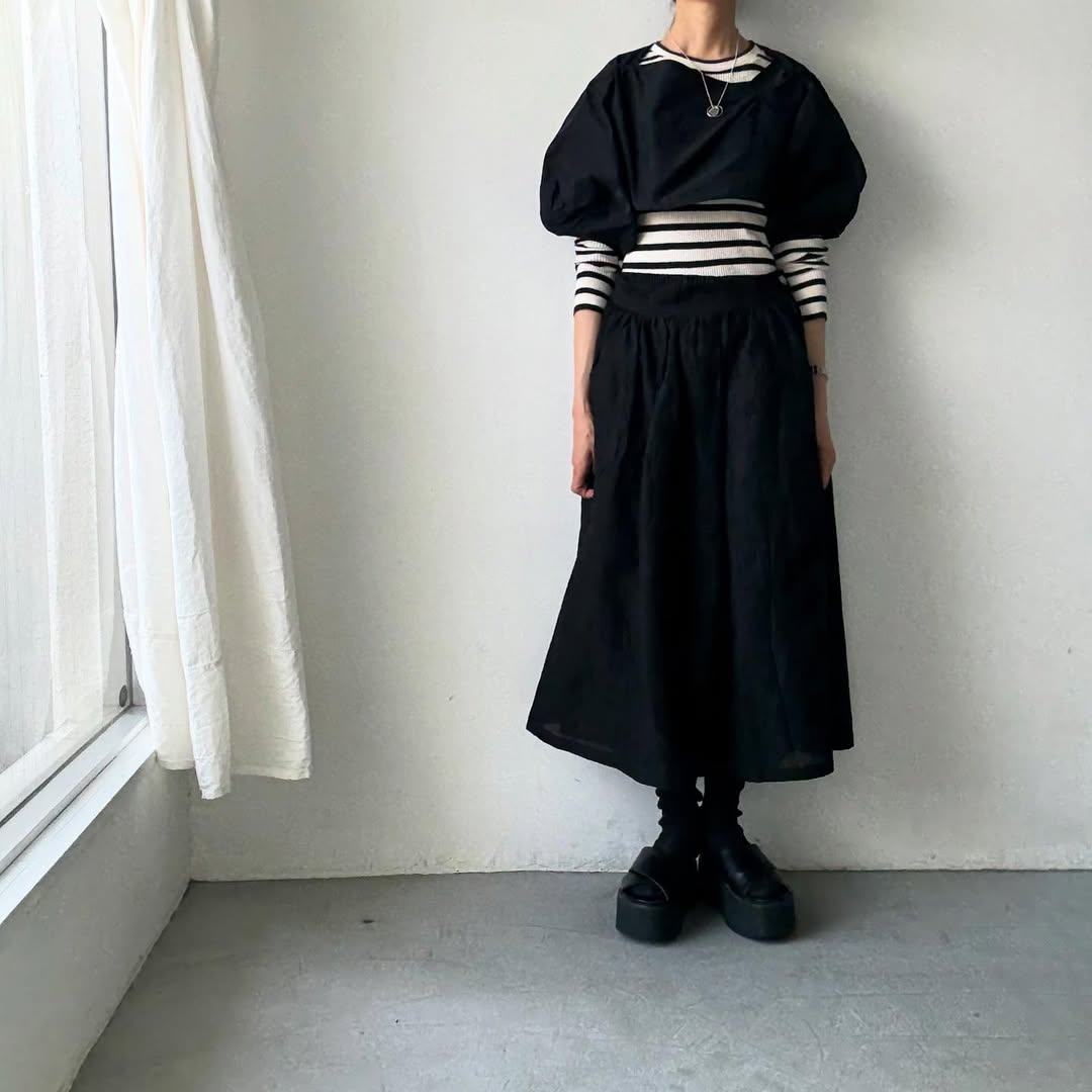 R&D.M.Co コットンポリエステルタフタプルオーバーボレロ