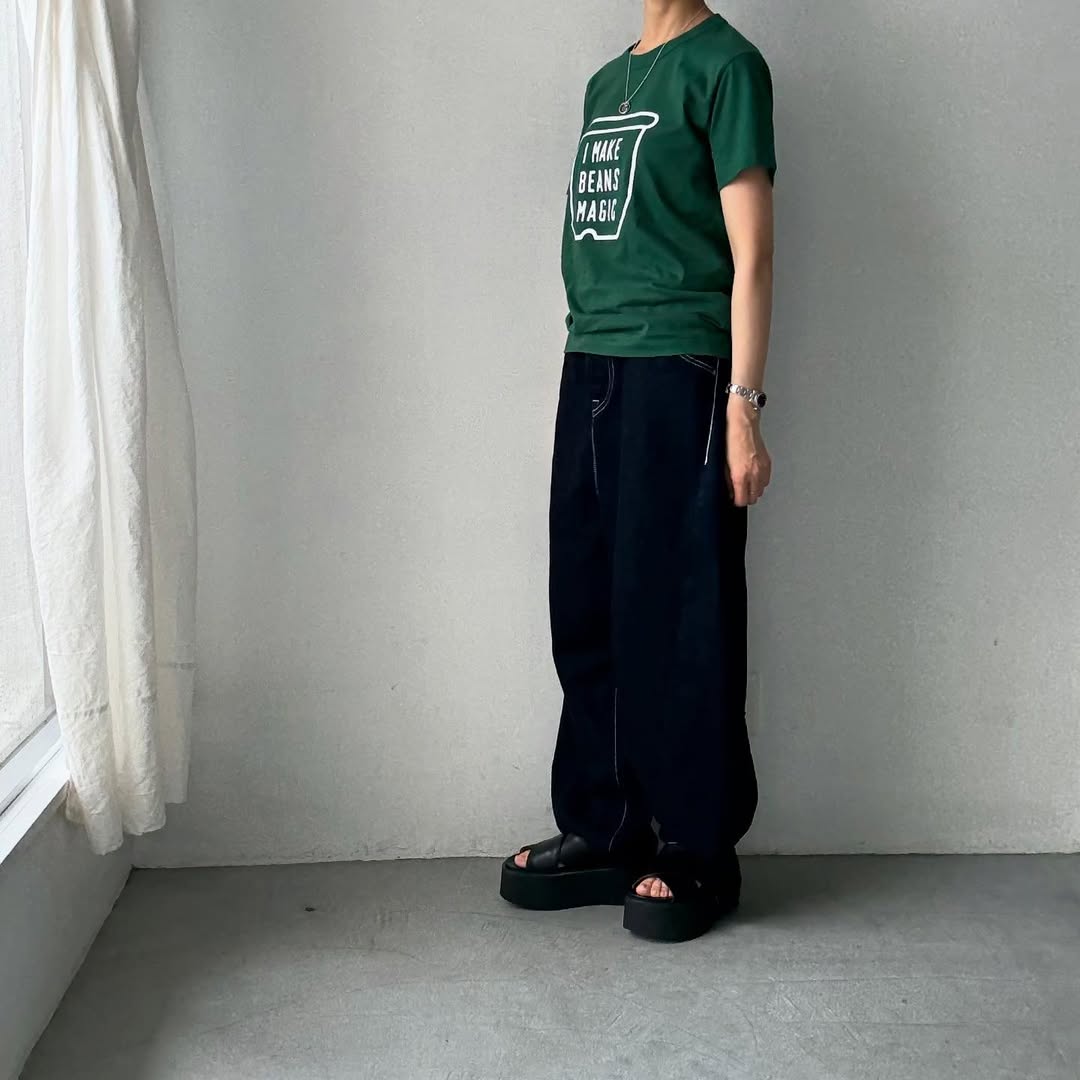 R&D.M.Co ビーンズマジック半袖Tシャツ