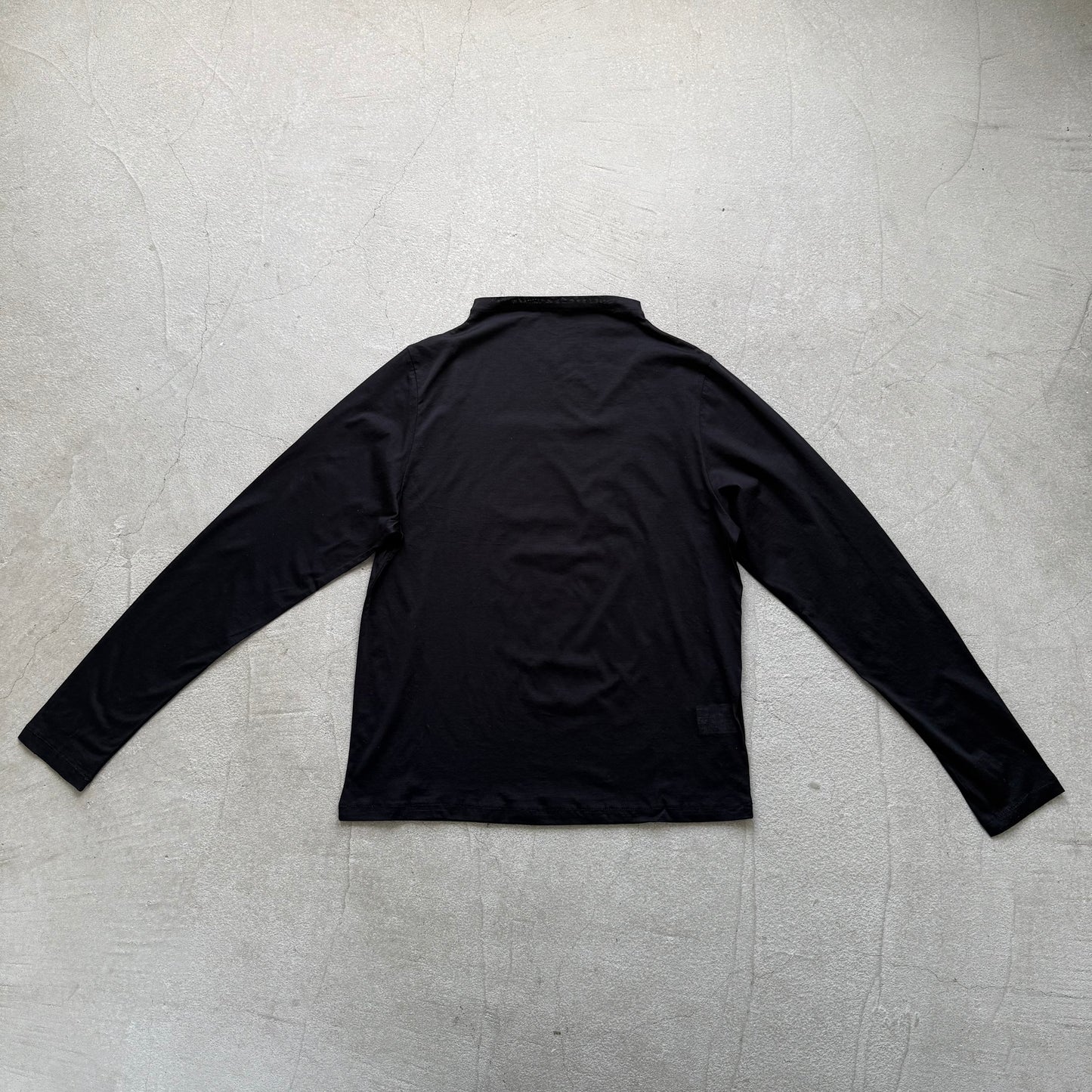 R&D.M.Co ボトルネックTシャツ ブラック