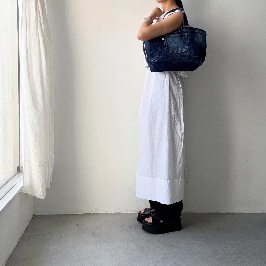 R&D.M.Co デニムトートバッグ