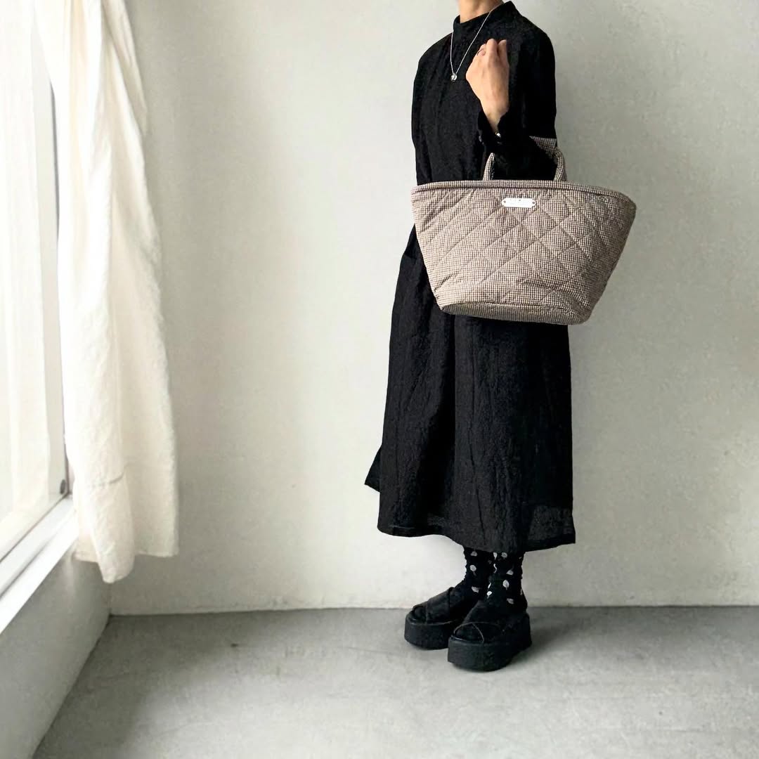 R&D.M.Co ガンクラブキルティングマルシェバッグ