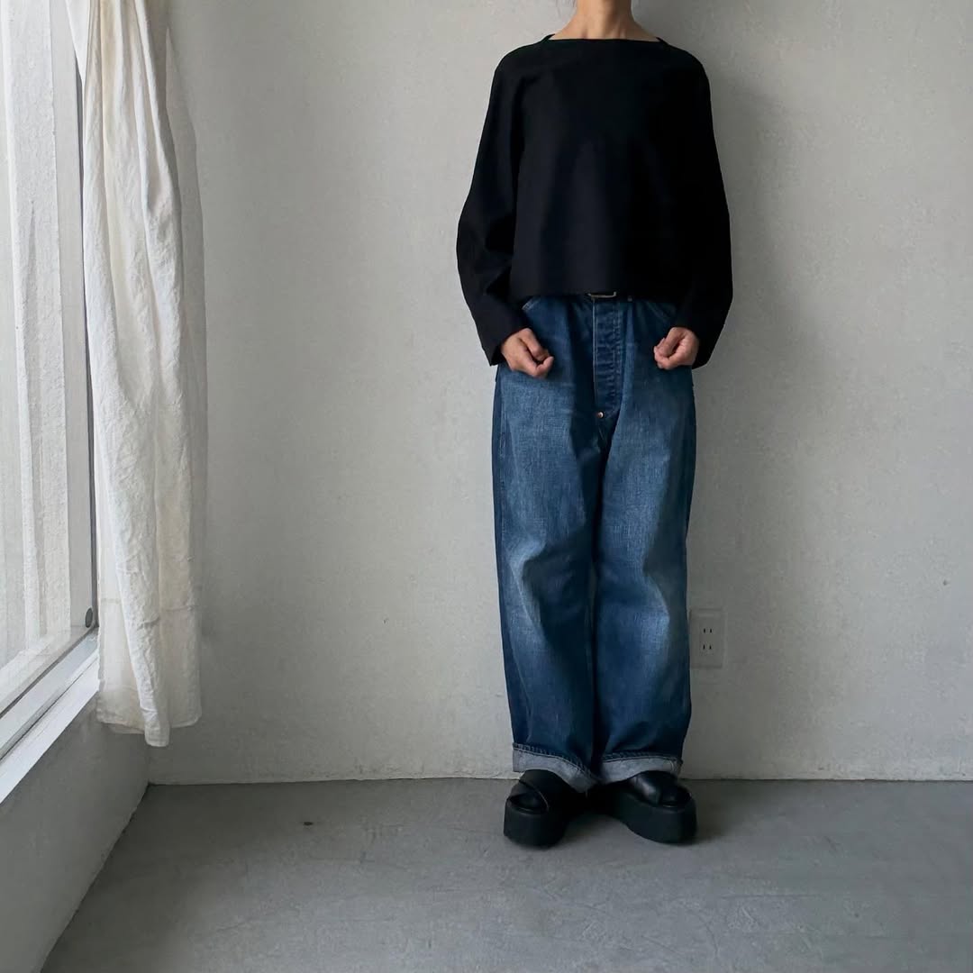 TENNE HANDCRAFTED MODERN ボートネックプルオーバー