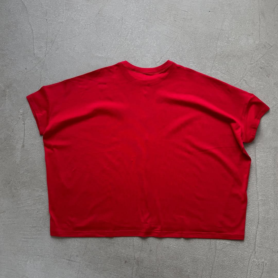Linenya Tシャツカーディガン レッド