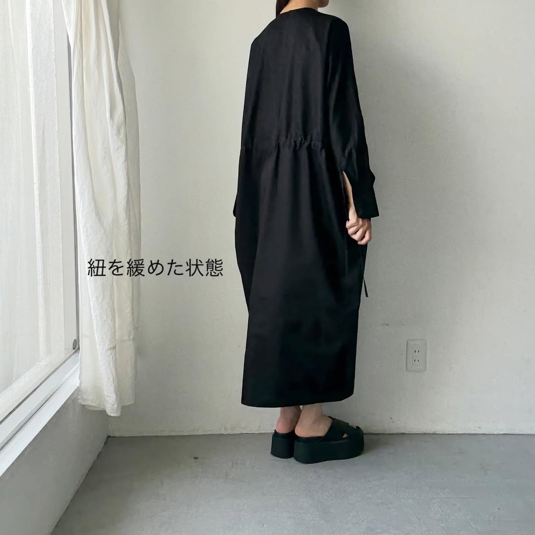 TENNE HANDCRAFTED MODERN ウエストストリングドレス