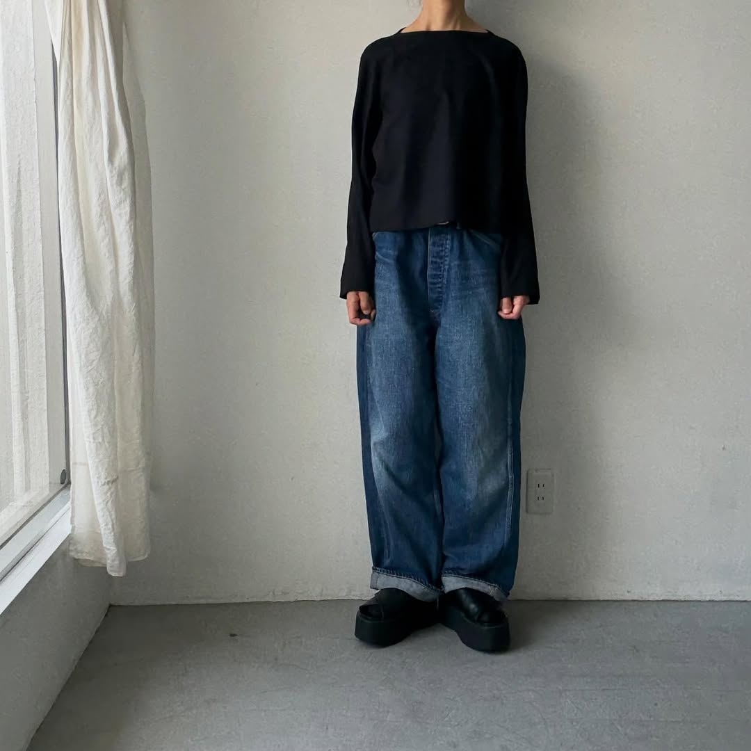 TENNE HANDCRAFTED MODERN ボートネックプルオーバー