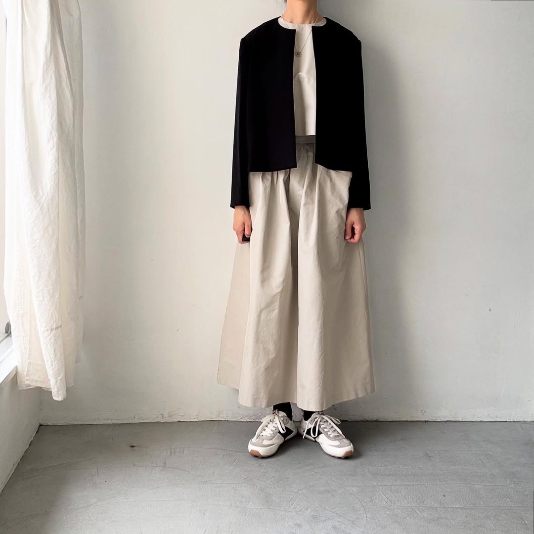 saqui ノーカラージャケット
