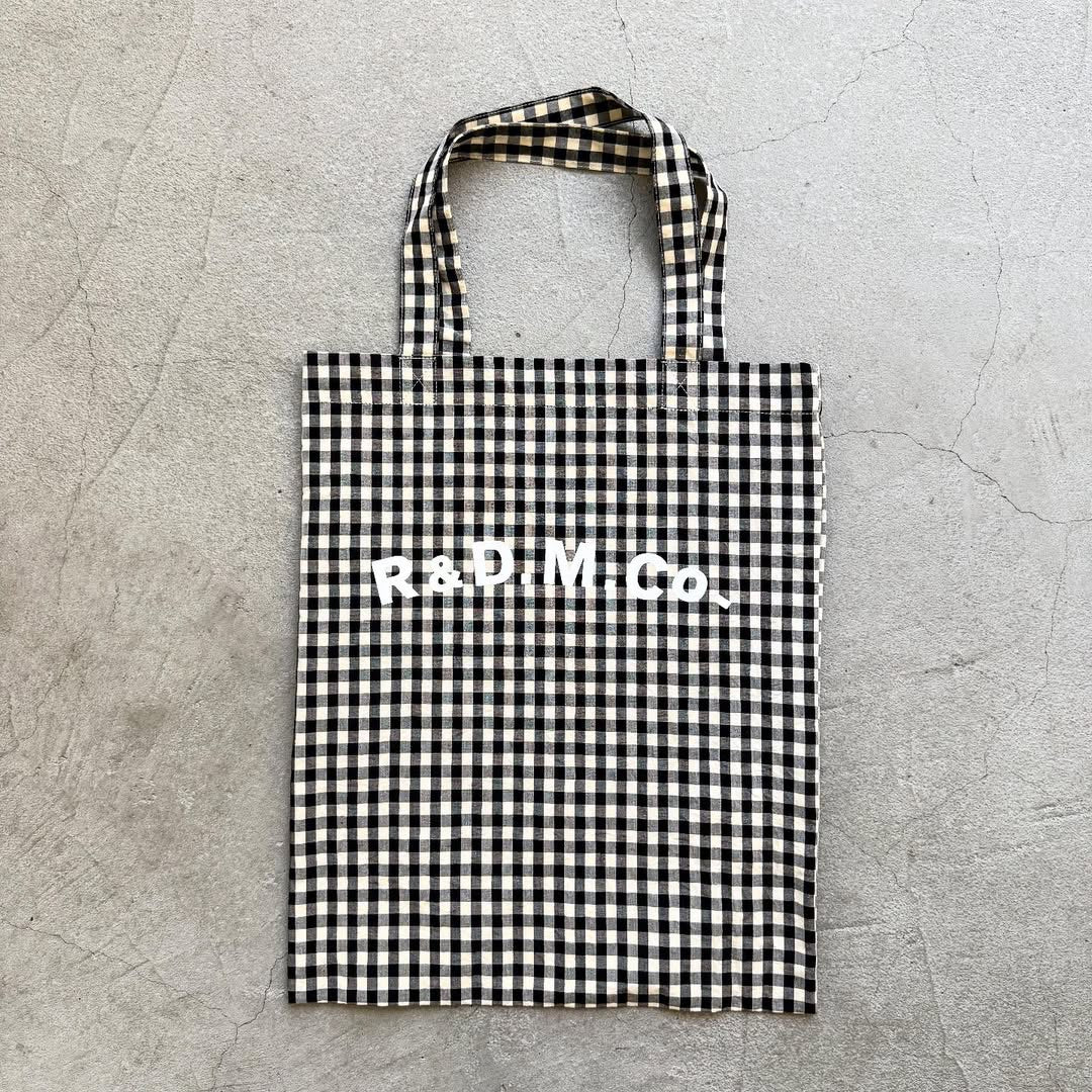 R&D.M.C. ギンガムチェック トートバッグ R&D.M.Co ギンガムチェックトートバッグ – blanc