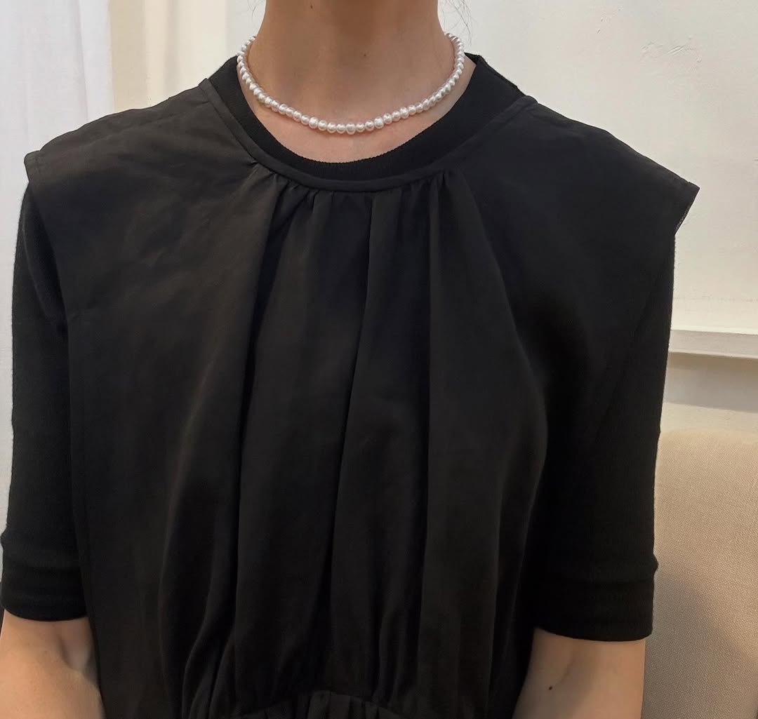Toile Bijoux 大粒ラウンドパールネックレス
