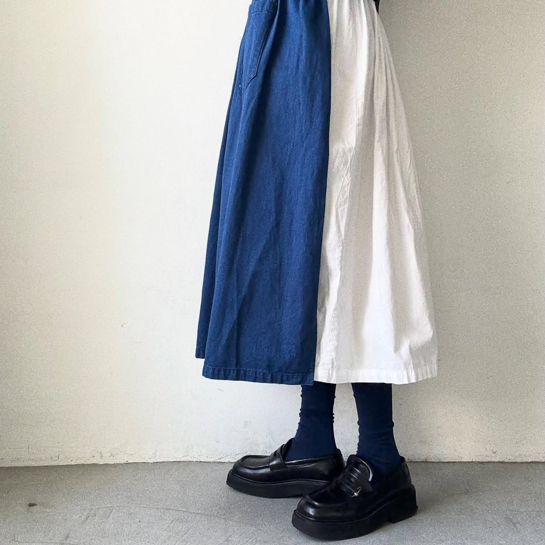 KURI BOTELLA ミズタマハイソックス ネイビー