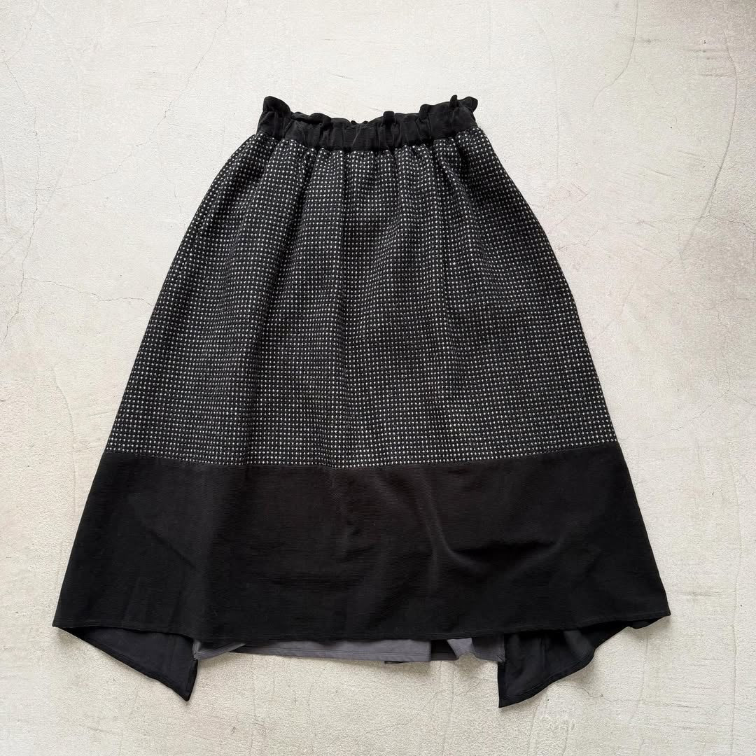 MAGALI ピンドットツイードヴィンテージスカート