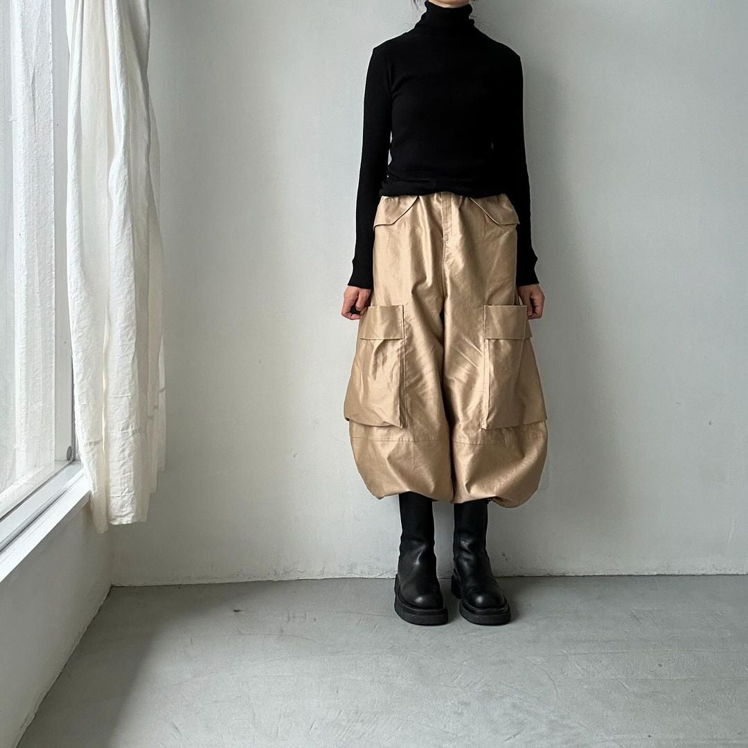 TENNE HANDCRAFTED MODERN ミリタリーバレルパンツ