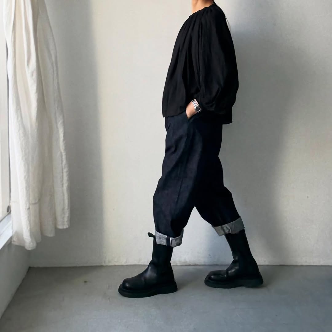 ゴーシュ デニムワイドパンツ
