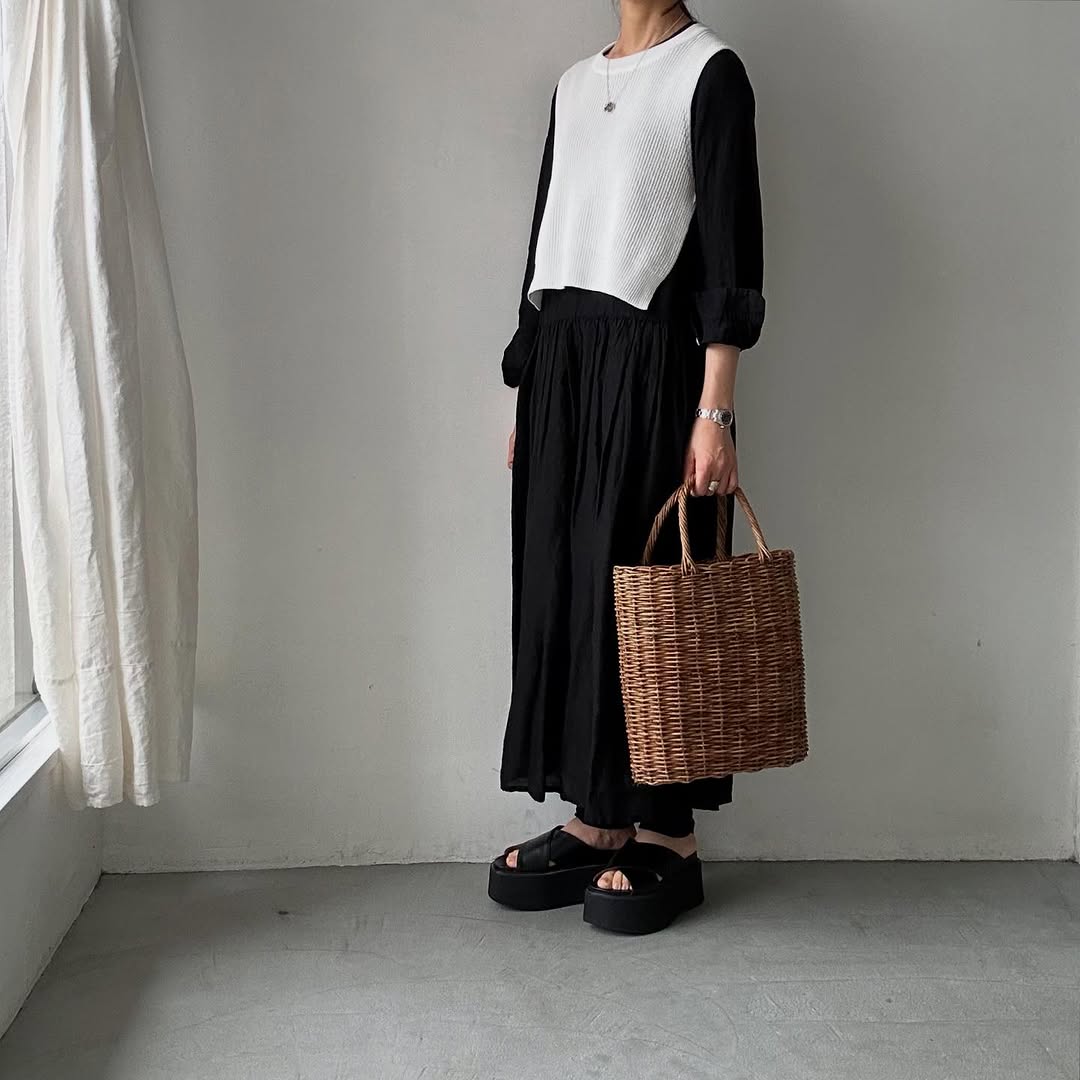 TORICI ツイストワッフルベスト ホワイト