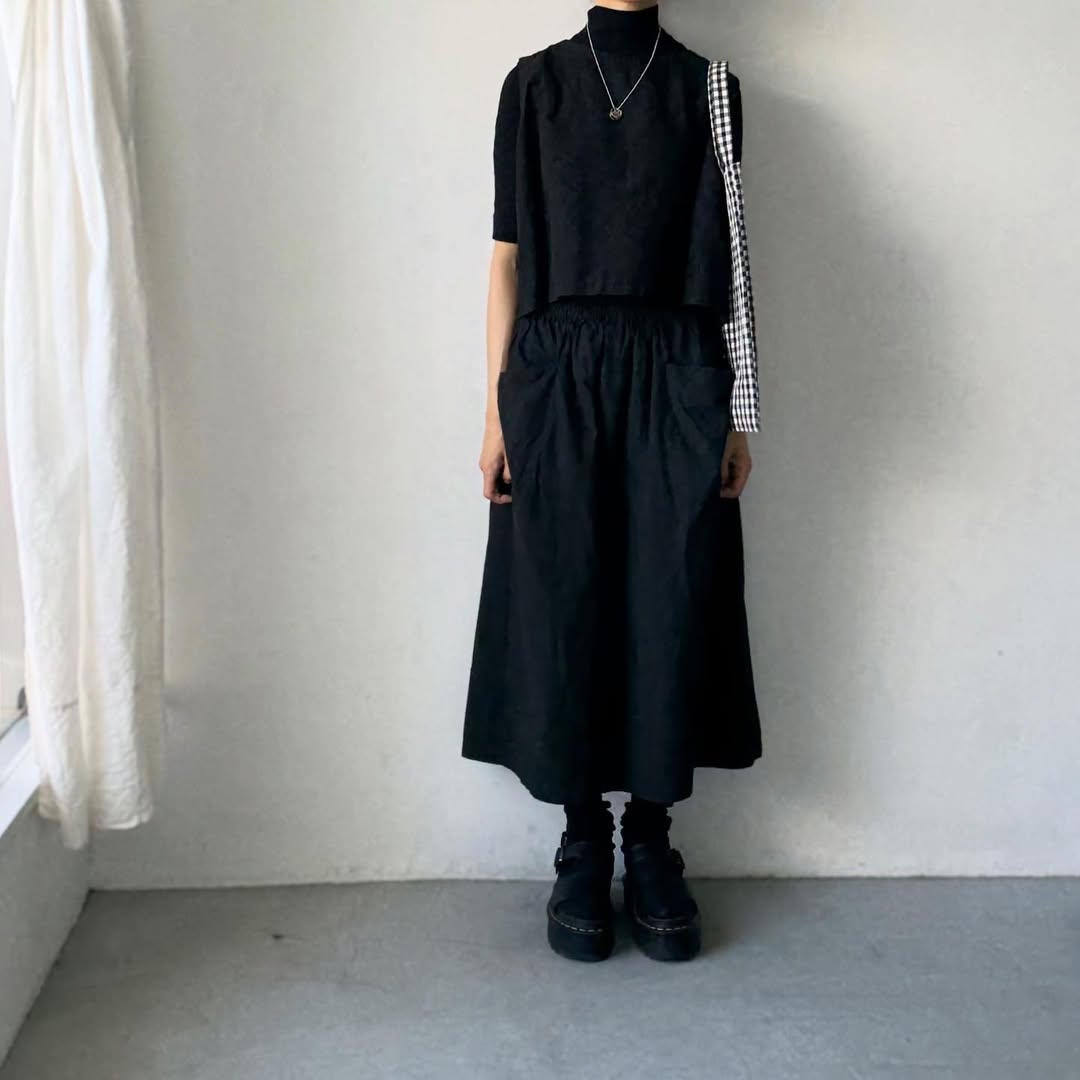 R&D.M.Co ギンガムチェックトートバッグ