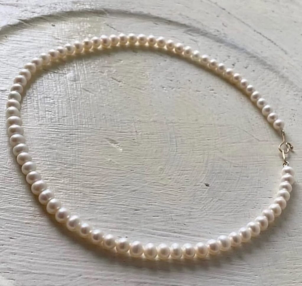 Toile Bijoux 大粒ラウンドパールネックレス