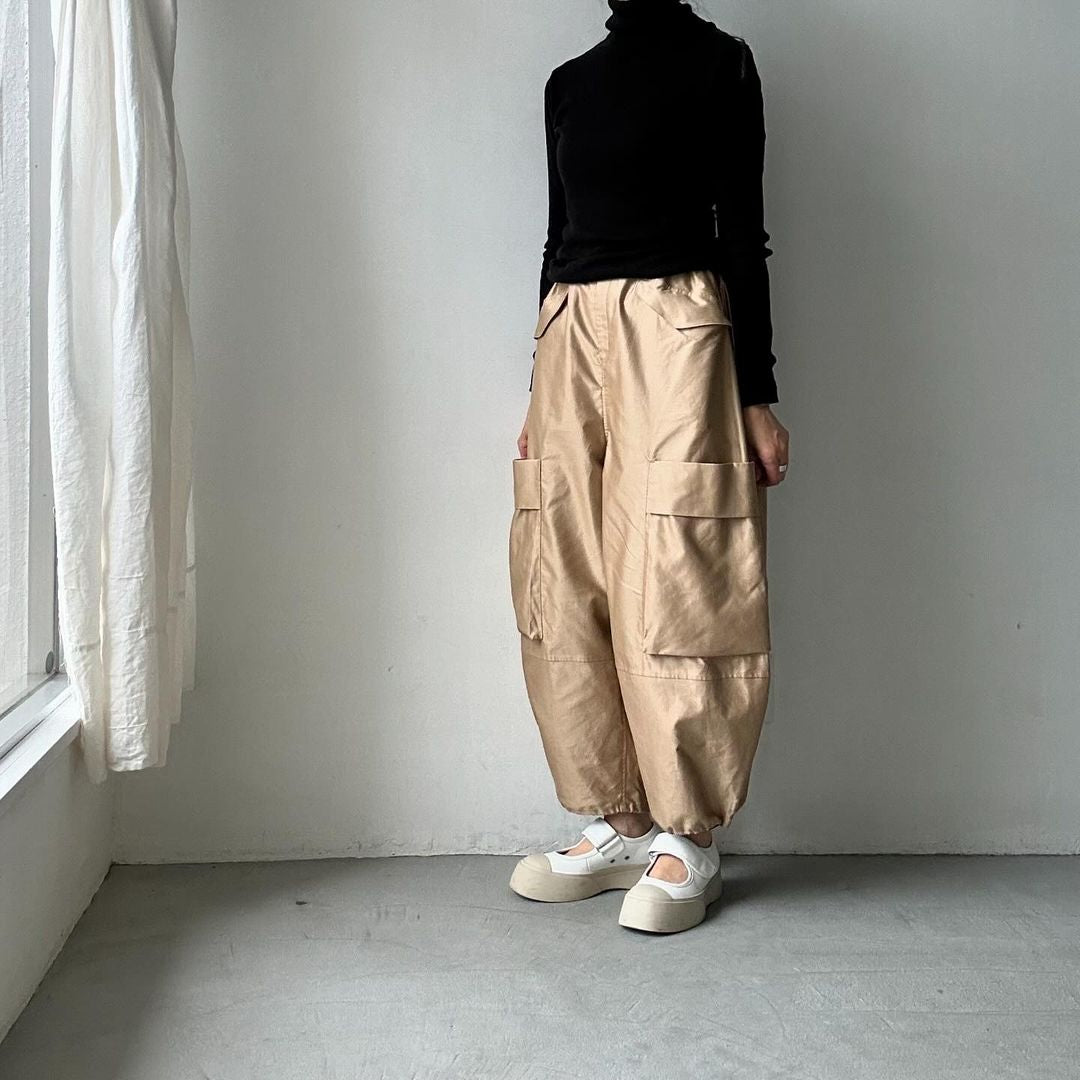 TENNE HANDCRAFTED MODERN ミリタリーバレルパンツ