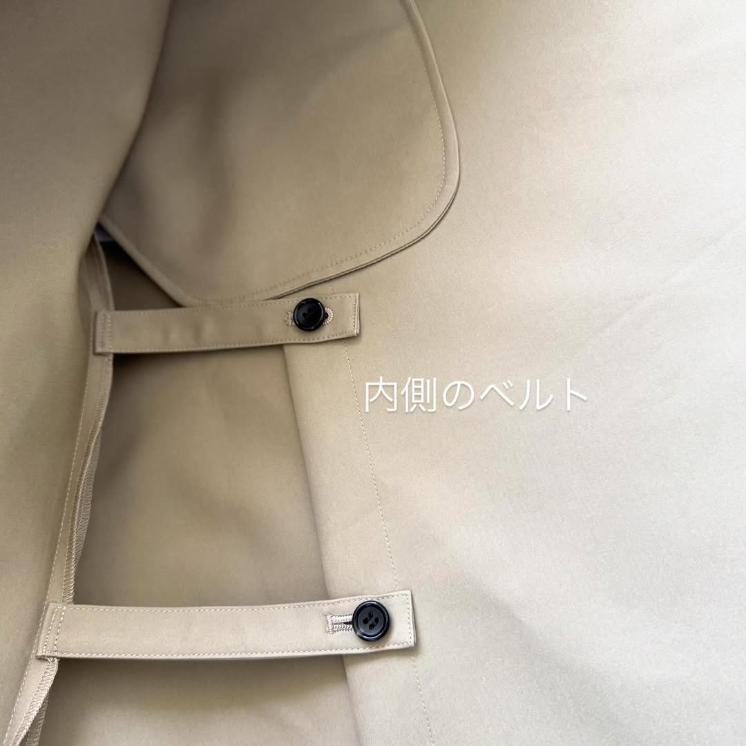 TENNE HANDCRAFTED MODERN ラップスカート カーキ