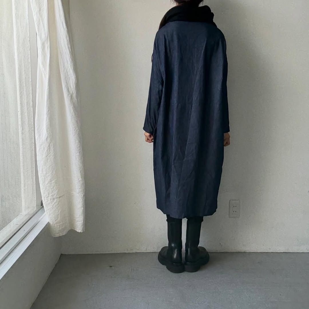 jujudhau デニムイージードレス