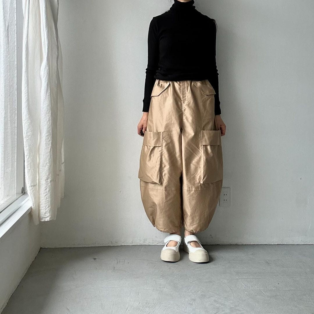 TENNE HANDCRAFTED MODERN ミリタリーバレルパンツ