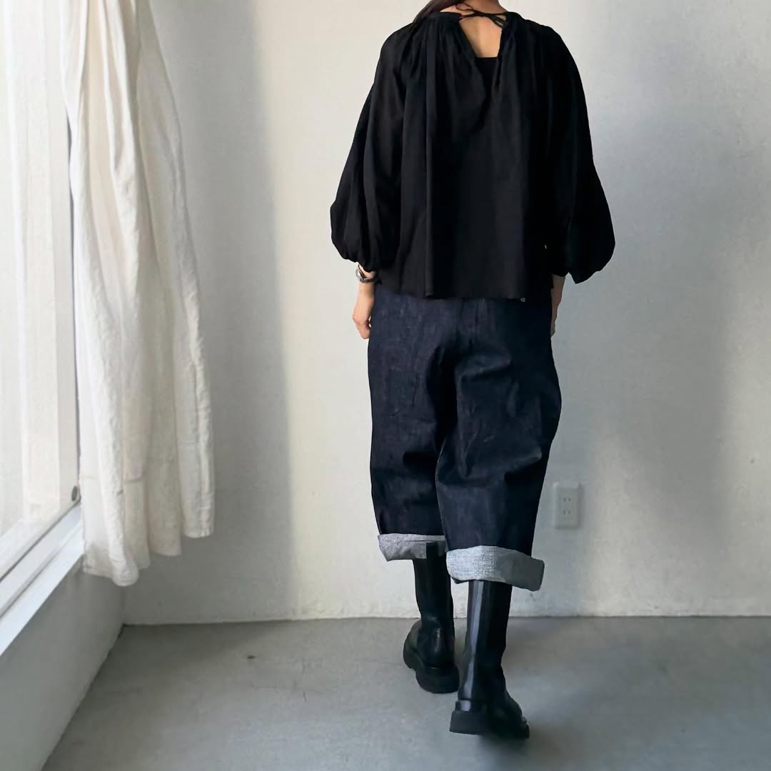 ゴーシュ デニムワイドパンツ