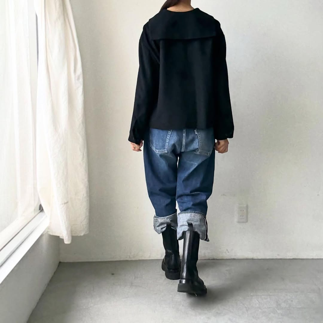 TENNE HANDCRAFTED MODERN カシミアセーラープルオーバー