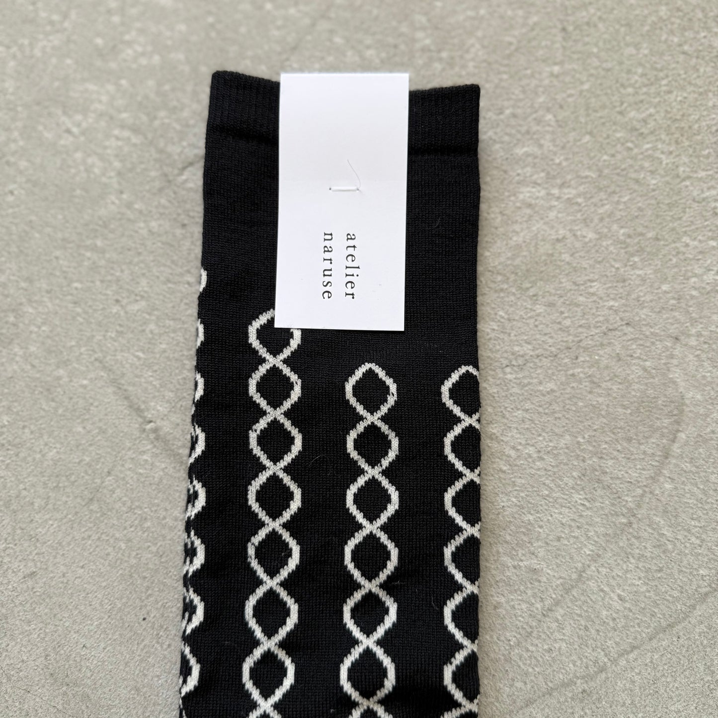 atelier naruse ウールループハイソックス