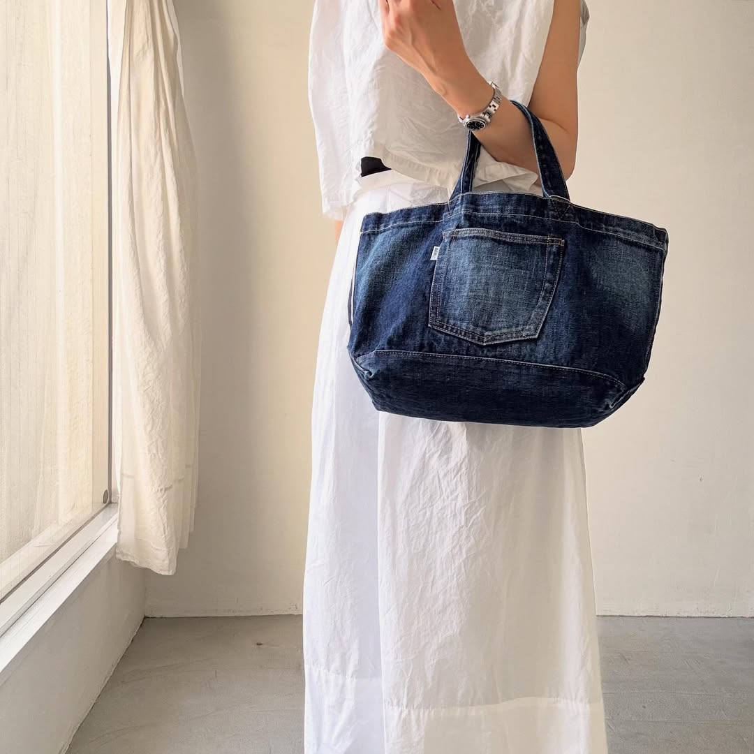 R&D.M.Co デニムトートバッグ