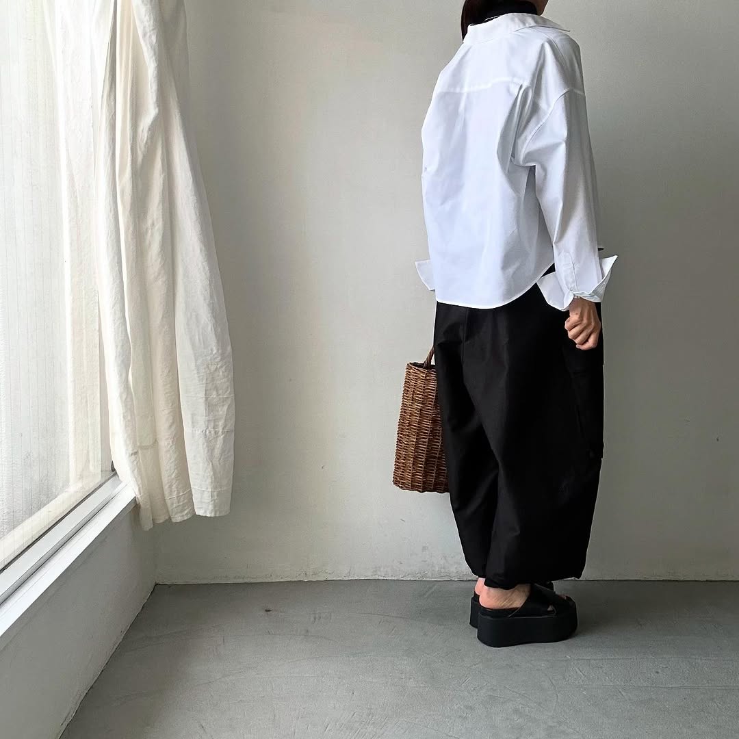 TENNE HANDCRAFTED MODERN レギュラーカラーシャツ(オックスフォード)