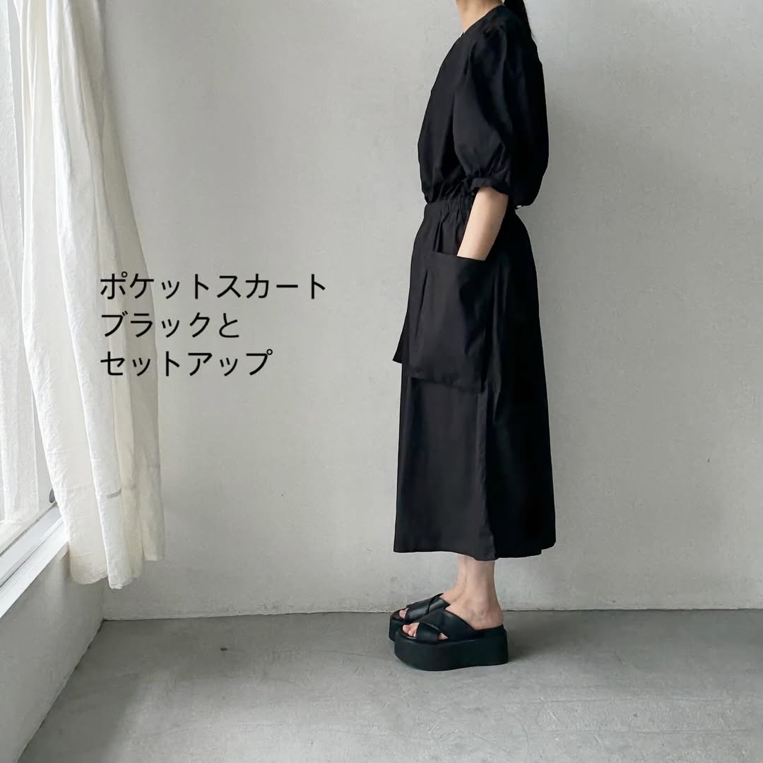 R&D.M.Co ガーメントダイタイプライタービッグバルーンスリーブブラウス ブラックS