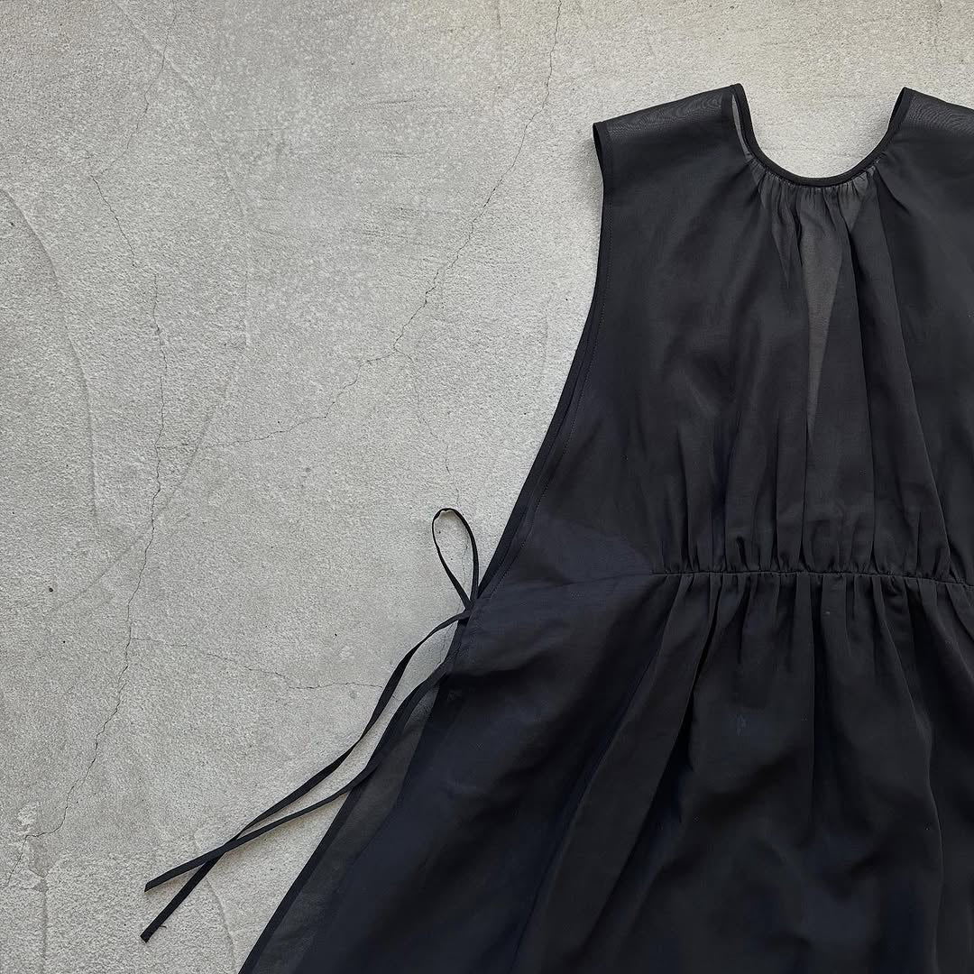 TENNE HANDCRAFTED MODERN コットンオーガンジー2wayロングドレス