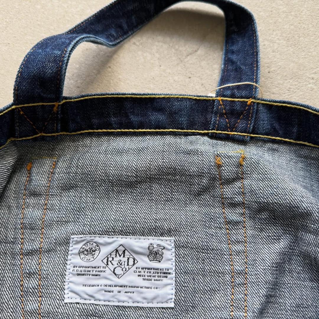 R&D.M.Co デニムトートバッグ