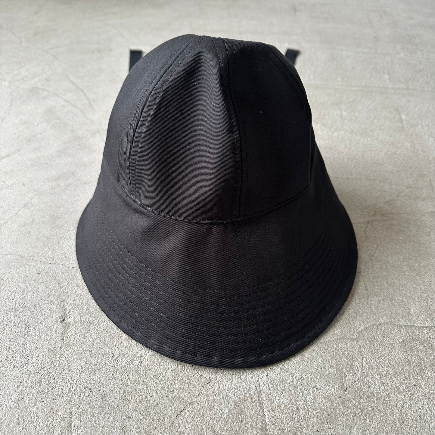 TENNE HANDCRAFTED MODERN ベンタイルコットンハット ブラック